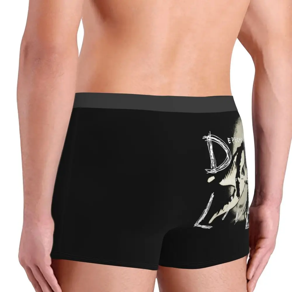 Custom Electronic Rock Depeche Cool Mode Boxers Shorts Men Briefs Underwear Cool Underpants