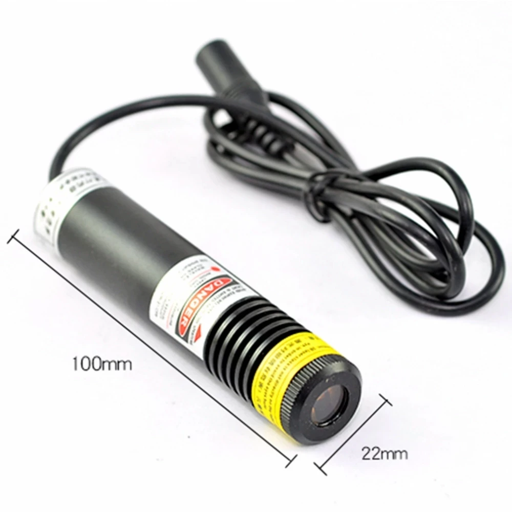 Fixed Focus 515nm 30mw Line Green Laser Diode Module K9 Glass Lens with 12V Adapter Locator Sight fixed focus 515nm 520nm 30mw dot line cross green laser diode module k9 glass lens with 12v adapter locator sight