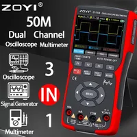 ZOYI ZT703S 702S Digital Oscilloscope Multimeter Transistor Tester 50MHz Bandwidth 280MS Sampling Rate Support Waveform Storage 1
