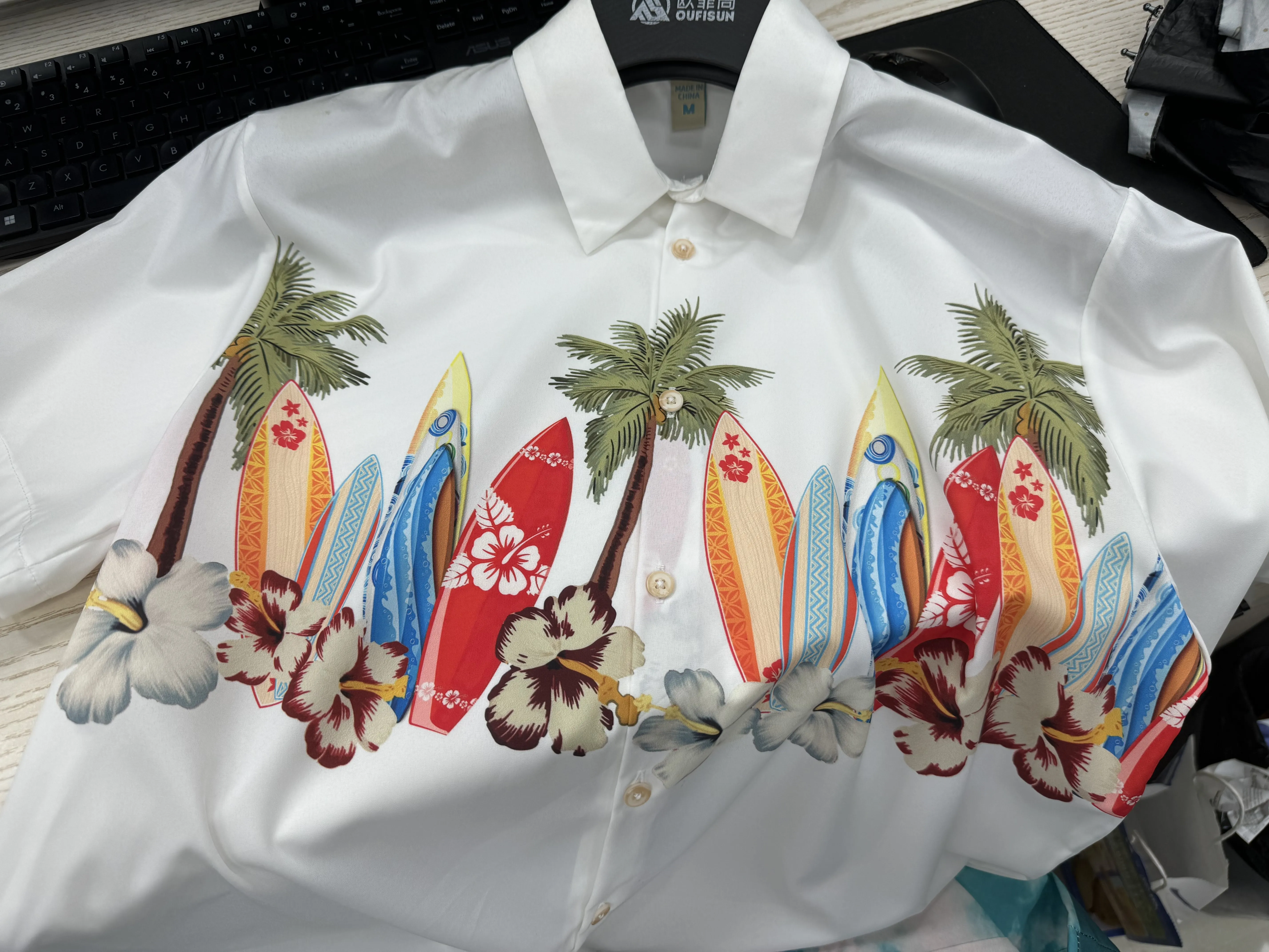 Fashion Leopard Men's Short Sleeve Shirt Oversize Loose Fit Stylish Shirt For Men Lapel Trend Casual Button Up Men's Clothing