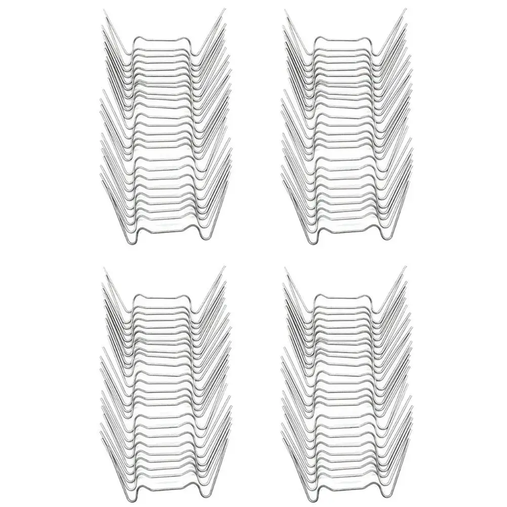 100/50/25 Stück Stahl Gewächshaus W Clips Federdraht Verglasung Glasrahmen Befestigungsklemme – Detail 2