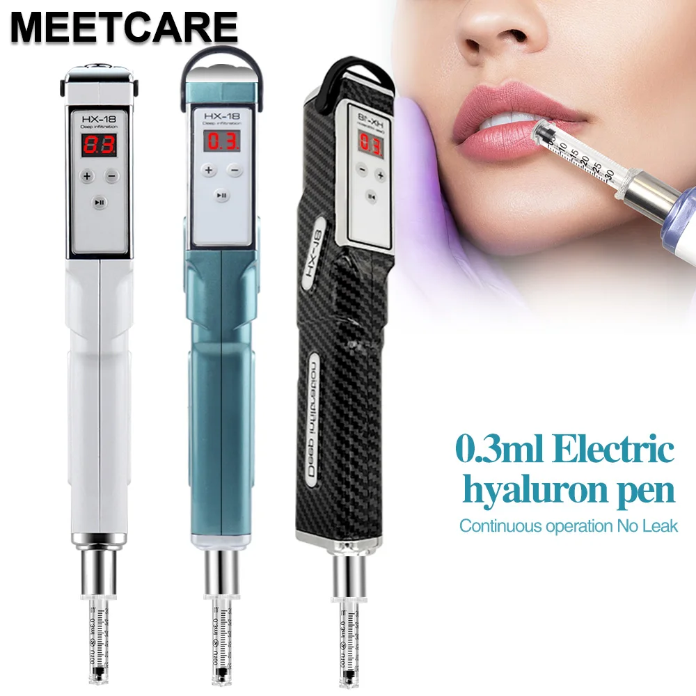 0.3ml 0.5ml Auto Electric Hyaluron Pen with High Pressure Hyaluronic Acid Pen Lip Injection for Anti Wrinkle Lip Lifting Beauty for hyaluronic acid pen