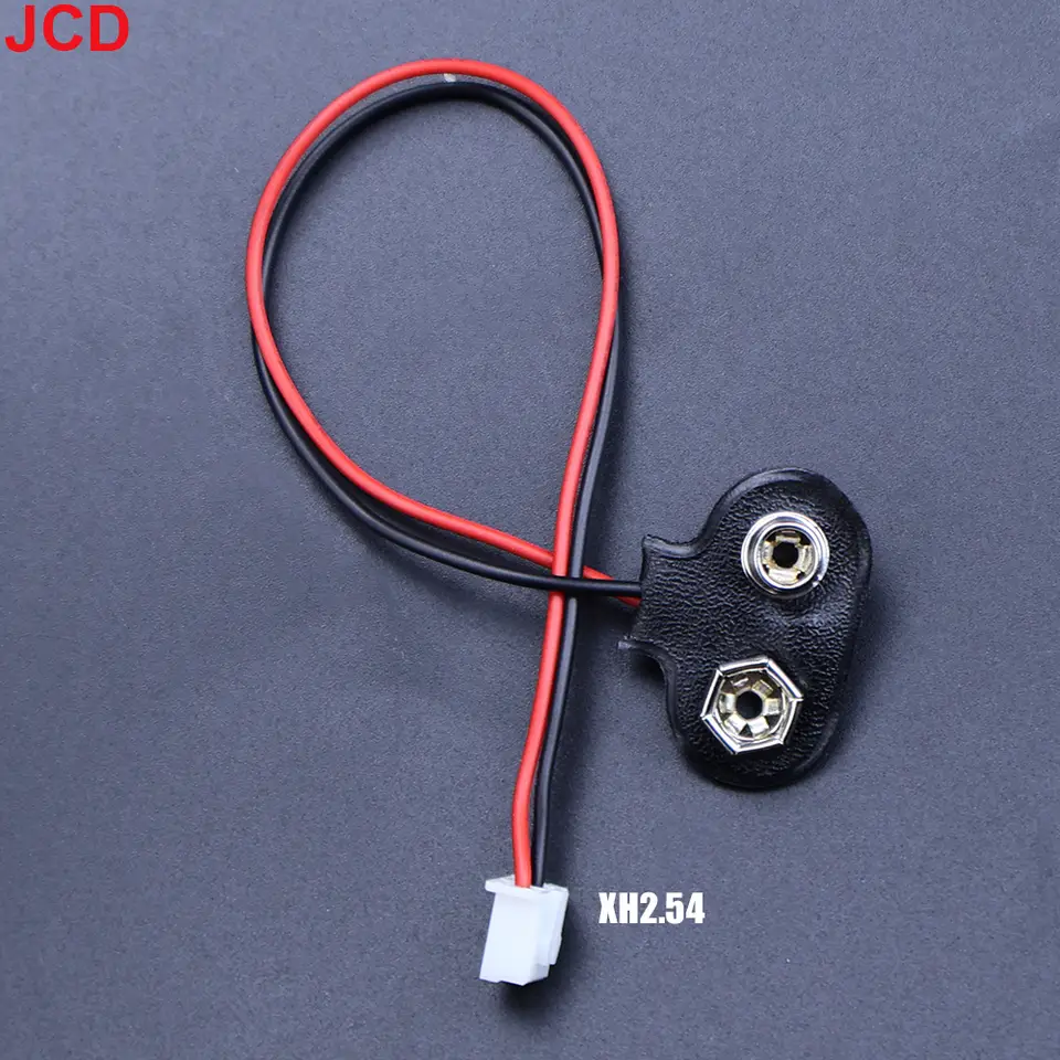 5pc 9V Battery Connector Power Clips DC Jack Male Female Alligator Snap Adapter Wire Holder Cable 9 Volt Lead Socket Plug Barrel image 15