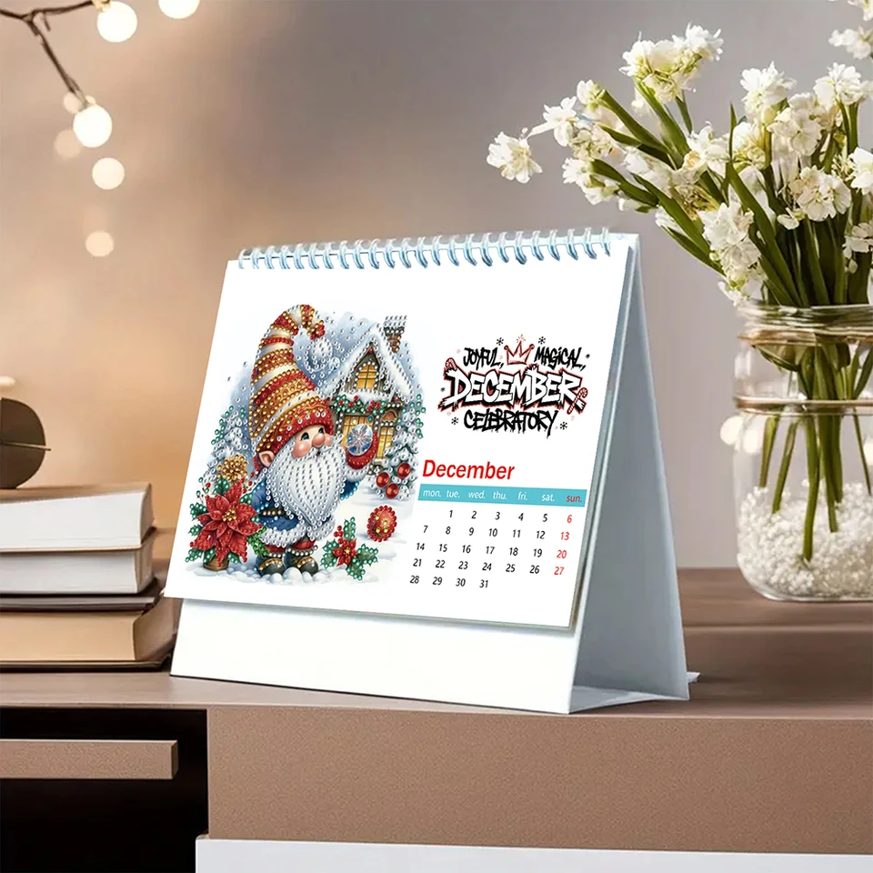 DIY Diamond Painting 2026 Calendar Art Kit