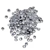 100PCS Sparkle Tiny Round Sharp Zircon 0.9-4mm Clear Transparent Nake Diamond Nail Art Rhinestones Decorations Manicure Charms 5