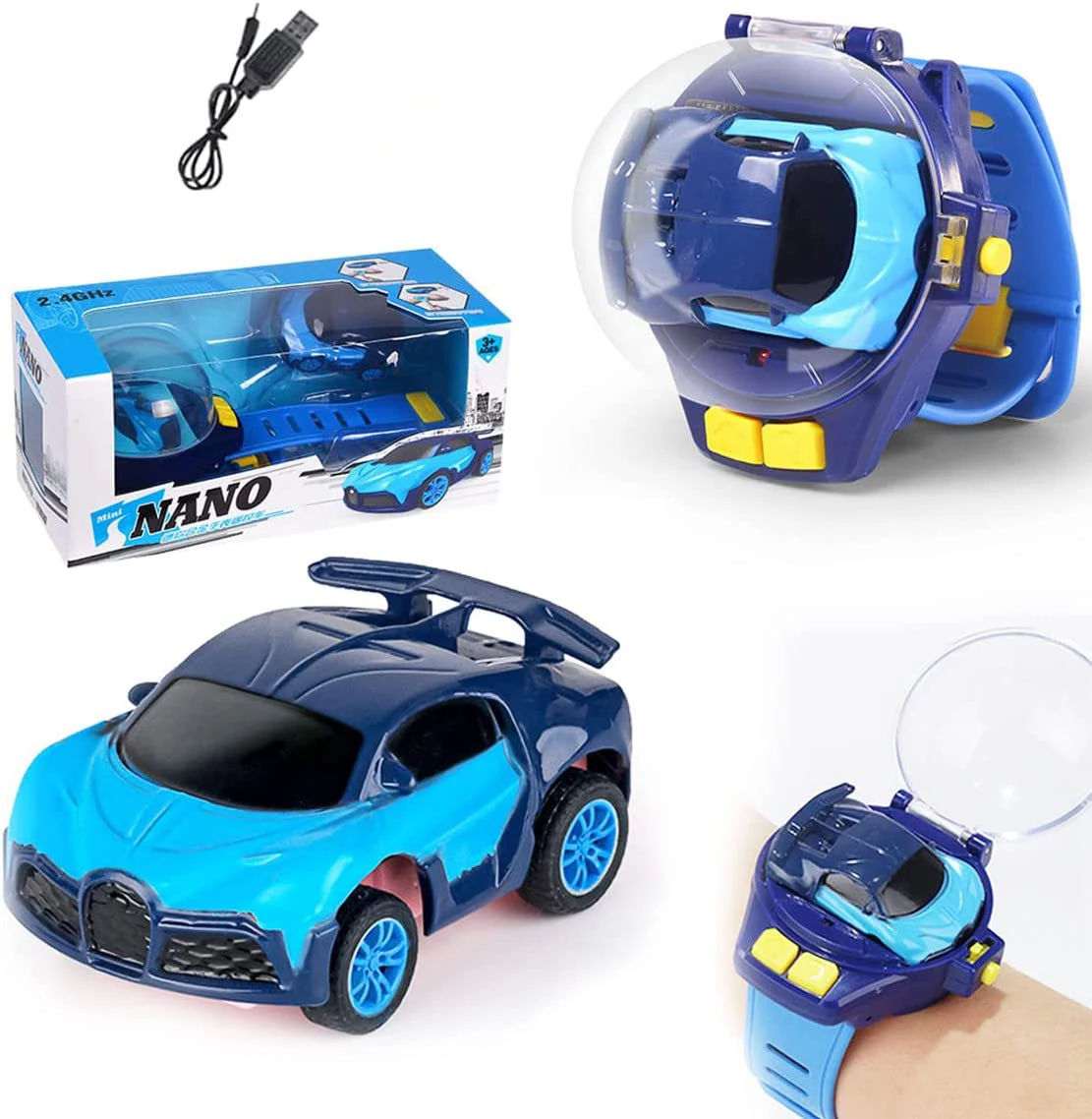 Mini montre de voiture télécommandée, jouet de Type poignet