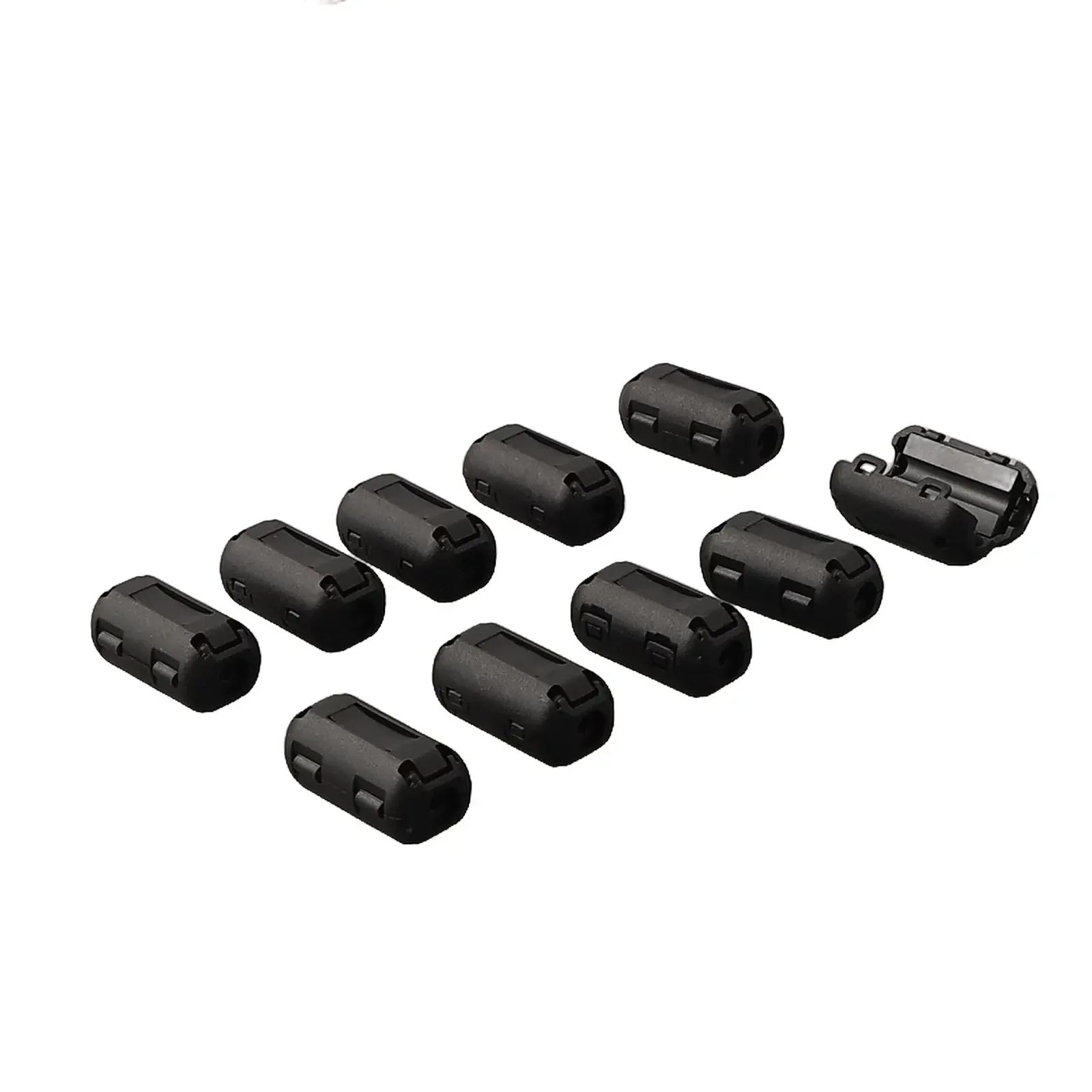 10 Filtri In Ferrite TDK ZCAT2132-1130 – Clip-on, Grigi, 11mm, Per Soppressione EMI/RFI, Usati