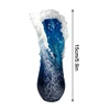 Ocean Wave Small Vase Resin Crafts Ocean Wave Vase Decoration Ocean Series Blue Home Decoration 6