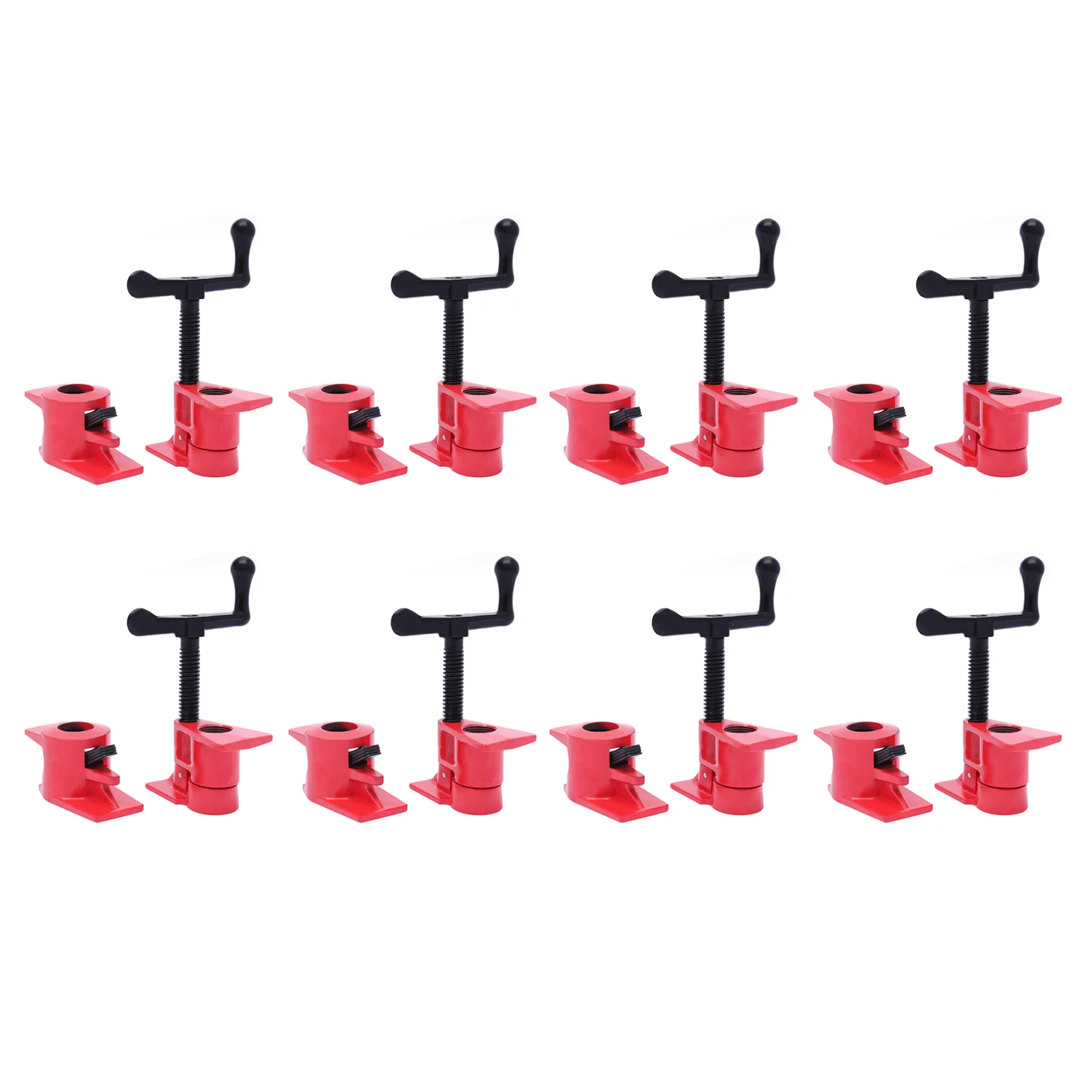 8-teilige Rohrschellen-Sets zum Kleben von Holz, starke Klemmung, breiter Klemmbereich für 3/4-Zoll-Rohrverbindung, Schrankmöbel – Detail 6