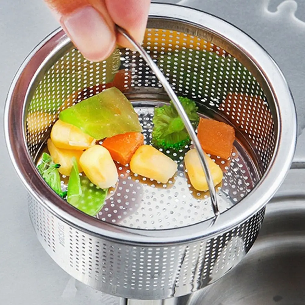 Strainer Stopper Sink Drain Colander Colander No Clogging Drain Filter Leftover Food Residue Disposal Sink Drain Filter