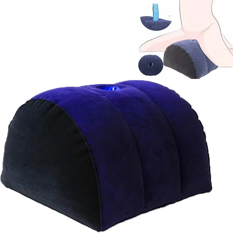 Adult Inflatable Sex Pillow Semicircle Half Round Cushion Sex Household Goods Husband And Wife Couples Game Exotic Bed Games