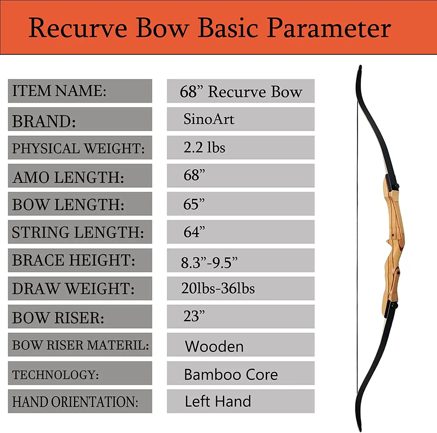 68 Recurve Bow String Length Clearance Outlet www.oceanproperty.co.th