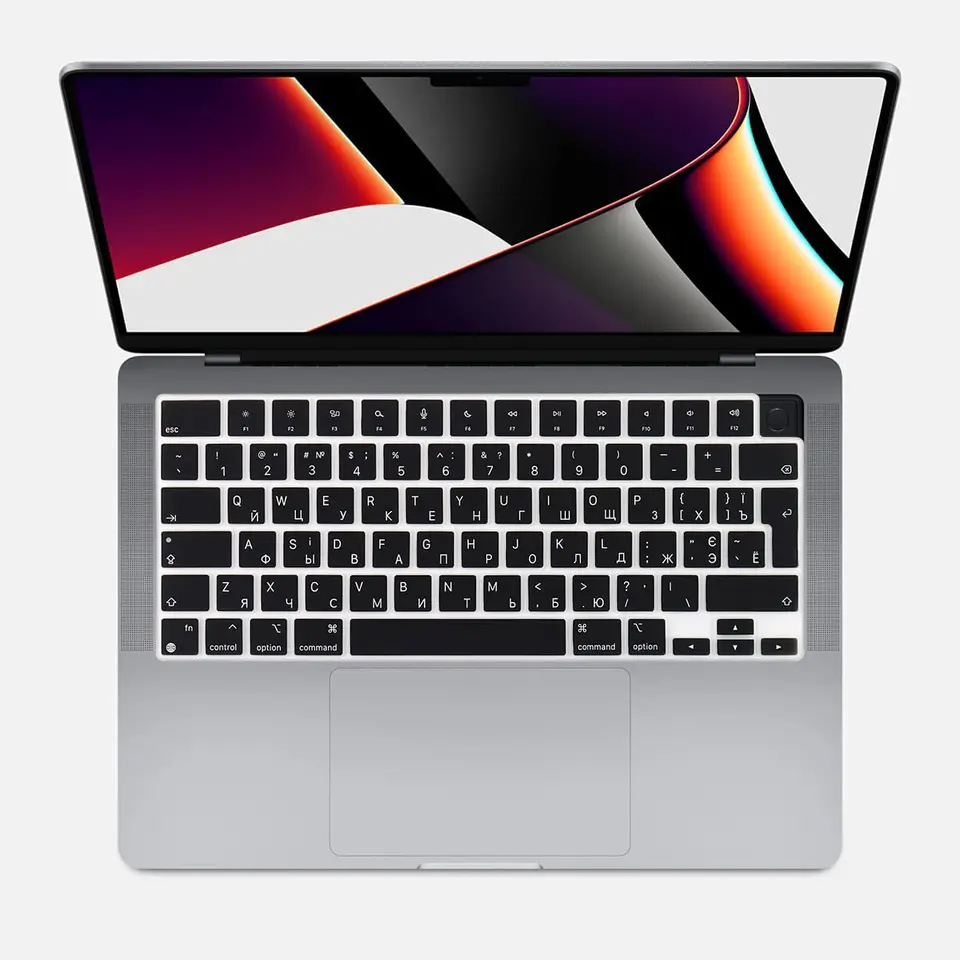 ウクライナロシアシリコンキーボードカバー MacBook 2023 Pro14 A2779