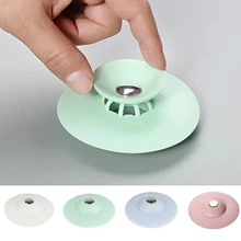  Shower Drain Stopper - Silicone Bathtub Drain Strainers, Hair Trap Hair Catcher Bathtub Drain Stopper Protectors Cover 