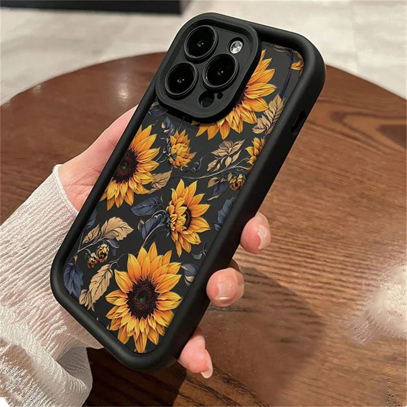 Floral Summer Thickened Anti-Fall Phone Case Cover Shell