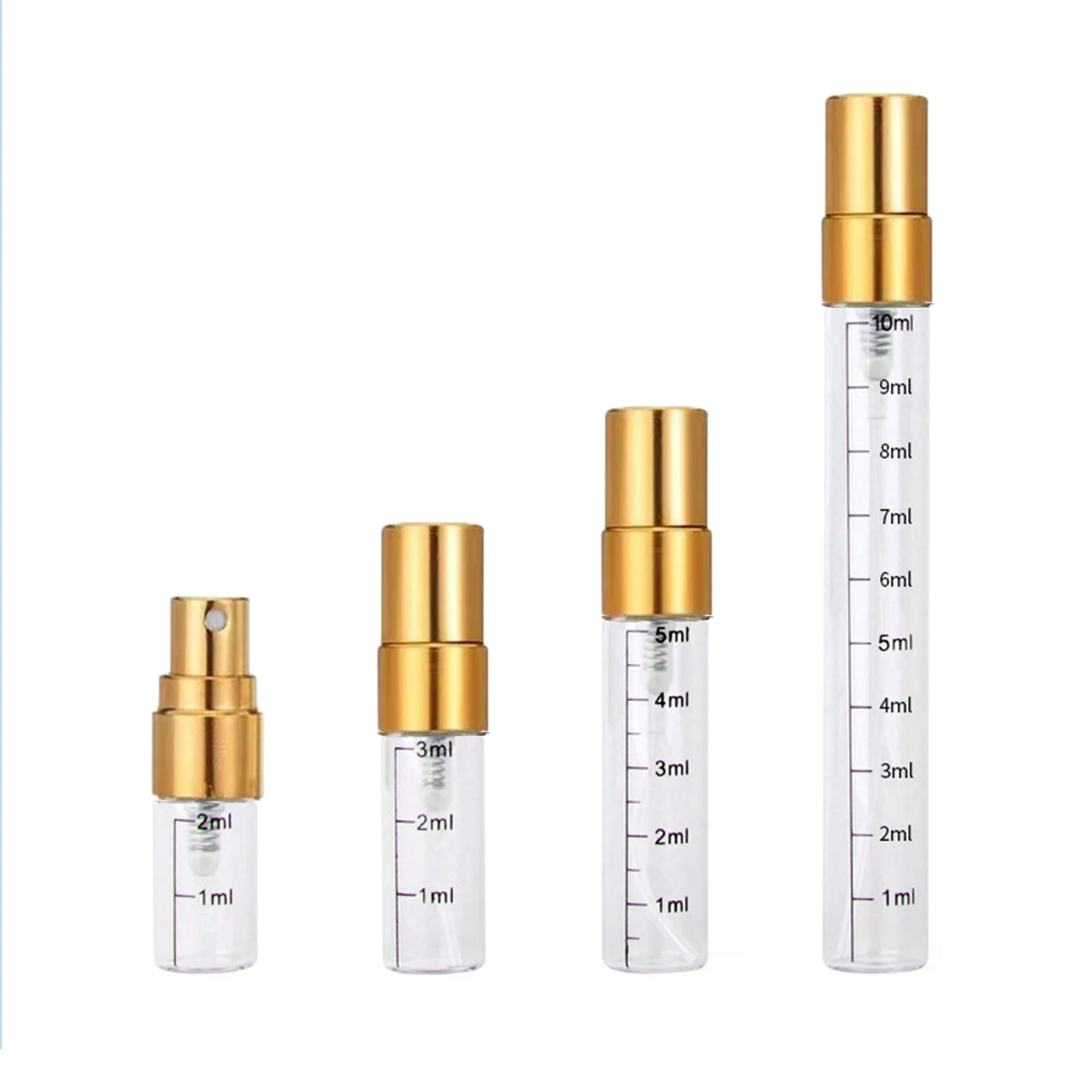 50/100 Stück 2ml 3ml 5ml 10ml Großhandel Nachfüllbare Parfümflasche Leere Sprühflasche Graduierte Flasche Parfümflaschen – Detail 1