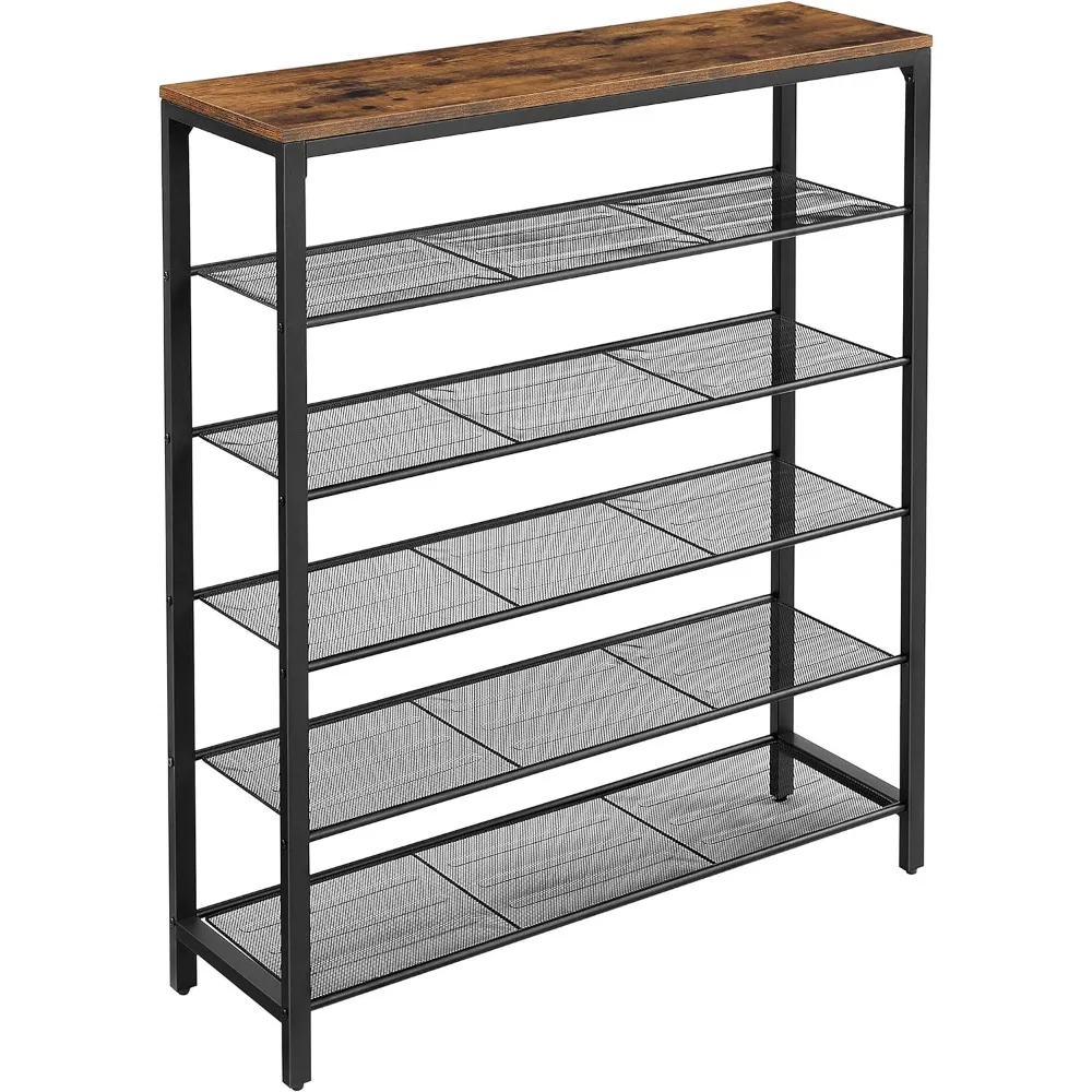 6-Tier Shoe Rack, Shoe Organizer for Closet, Entryway, 24-30 Pairs of Shoes, Large Shoe Rack Organizer with