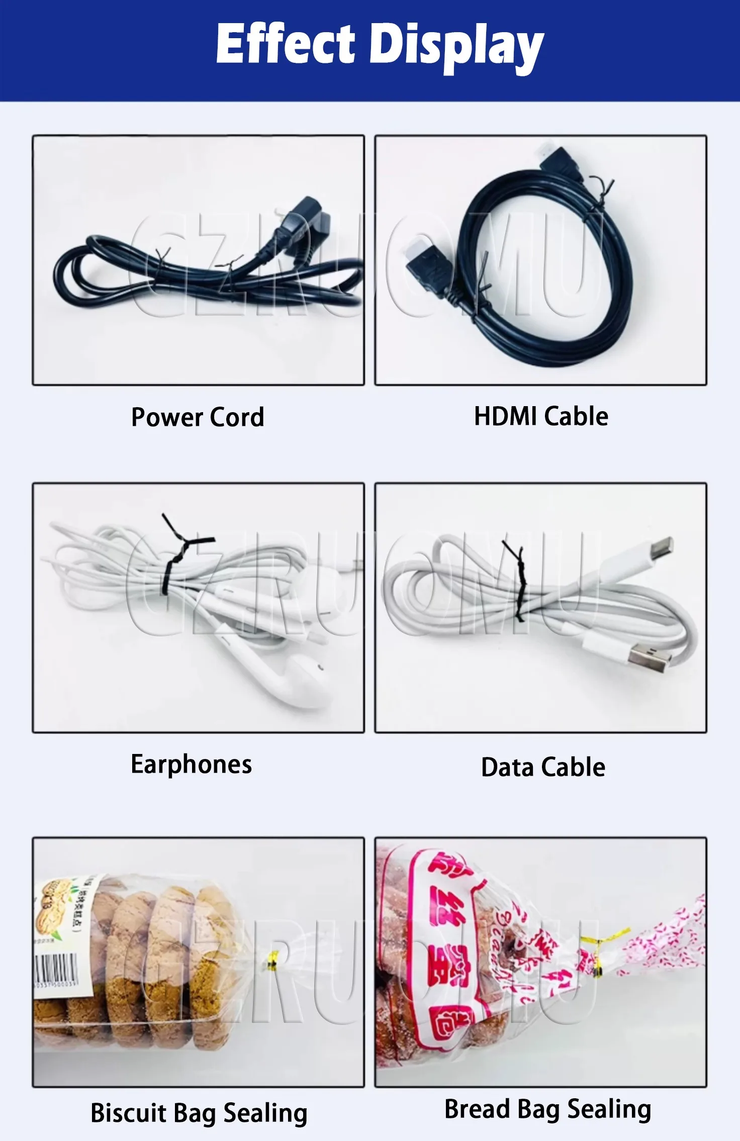 KJ-ZK530 5-30mm Touch Screen Multifunction Automatic Cable Wire Winding Binding