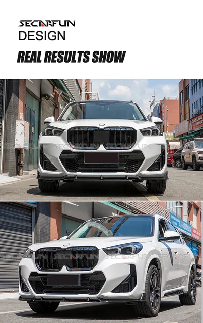 Car Front Bumper Kidney Grills For BMW X1 U11 2023+ 18d 20i 23i 25i 30e  Racing Grille Glossy Black Single Line Auto Accessories - AliExpress