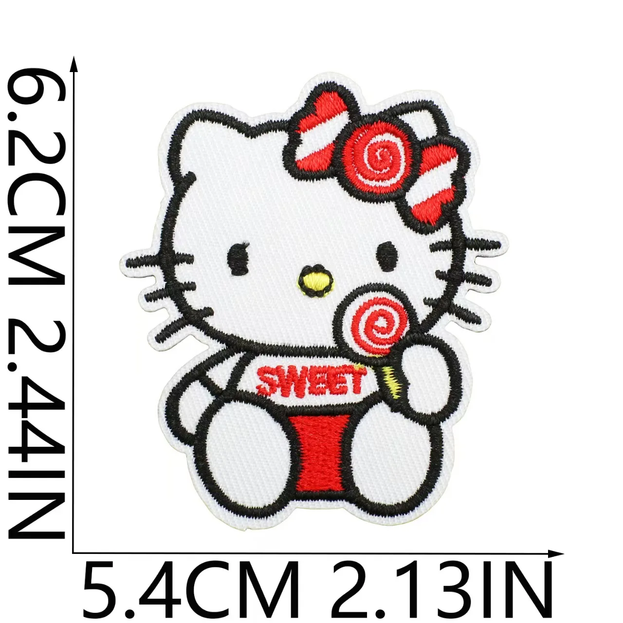 Ecusson patch Hello Kitty Coeur
