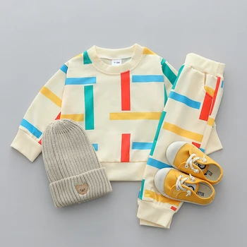Striped Baby Outfit Set 1