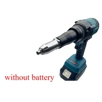 Electric Riveting Gun Lithium Battery Automatic Riveting Gun Rechargeable Riveting Gun Power Tools 21V Industrially Available 1