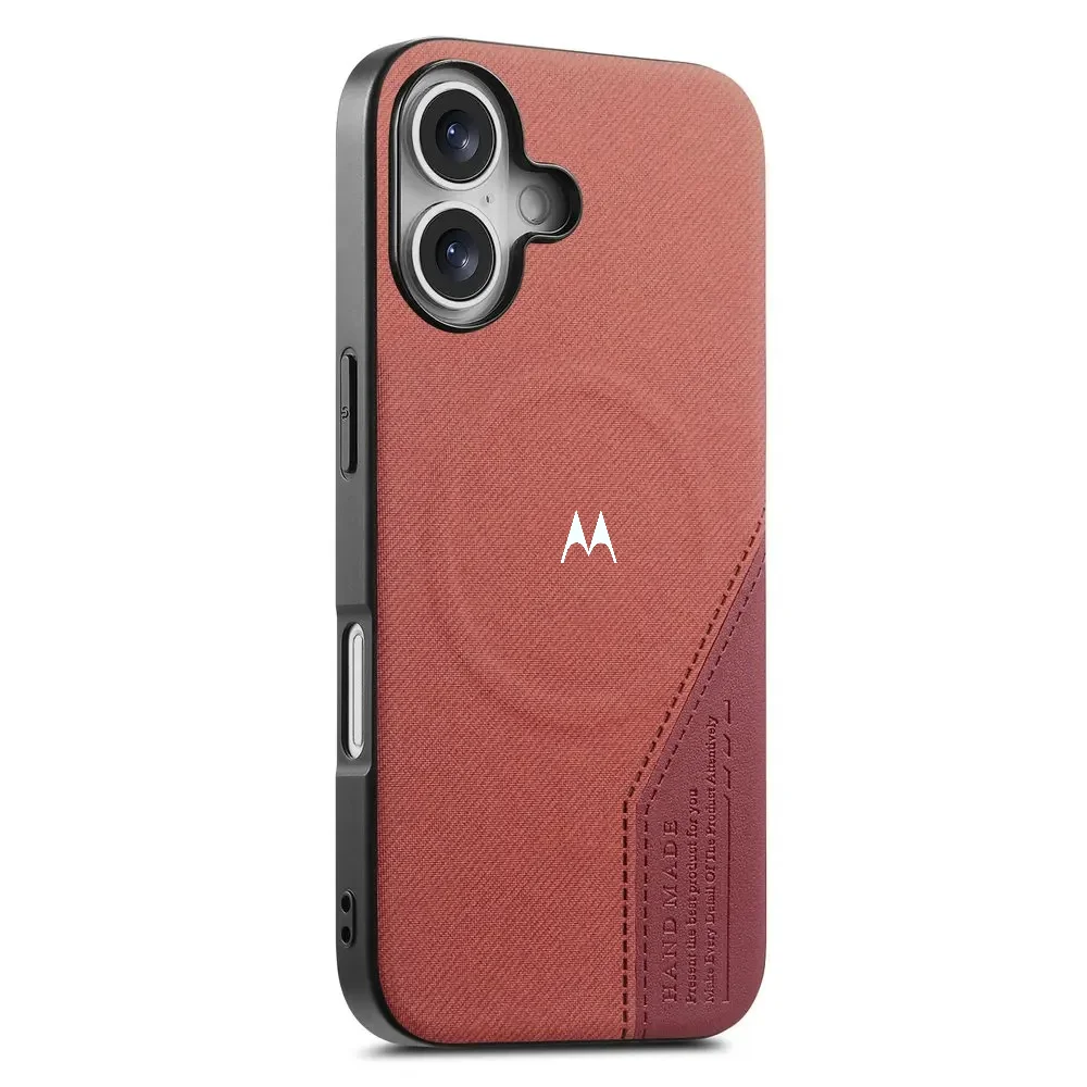 Business Woven Texture Magnetic Phone Case - Shockproof Cover