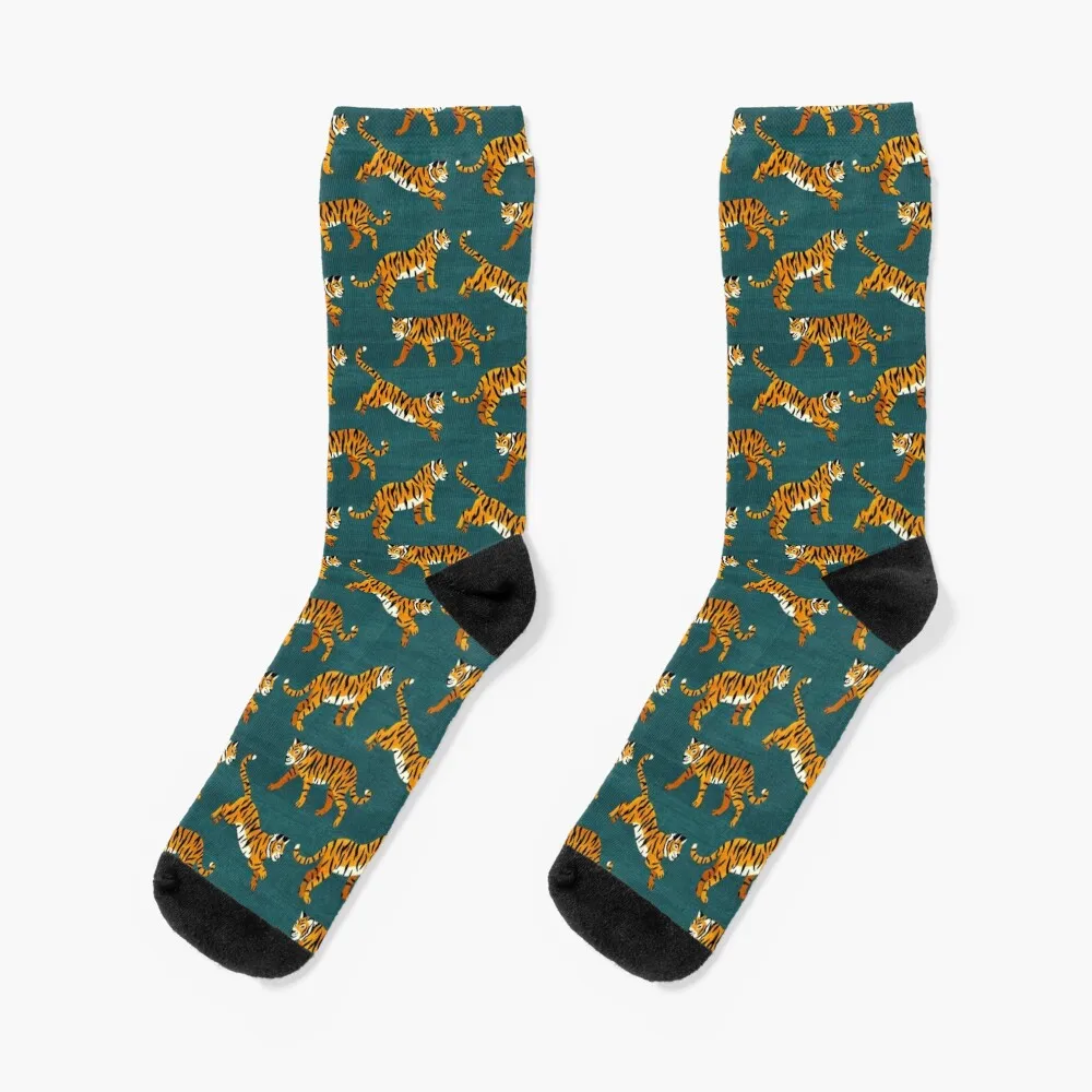 

Bengal Tigers - Navy Socks christmas gifts Lots halloween Climbing Socks Men's Women's