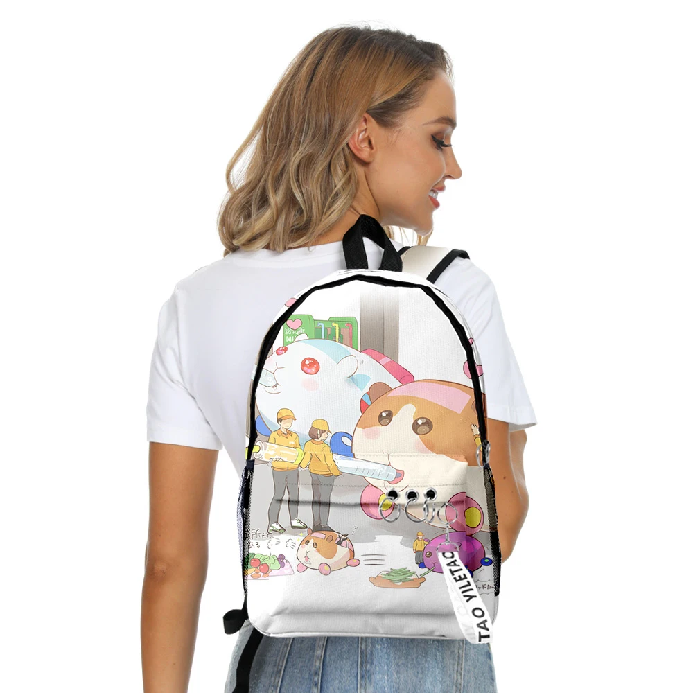 Moda Giovanile Pui Pui Molcar Bookbag Notebook Zaini Stampa 3D Oxford Impermeabile Ragazzi/Ragazze Portachiavi Zaini Da Viaggio
