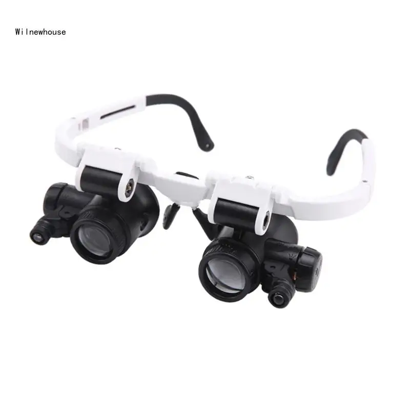 

Headband Glasses 8/15/23X Glasses Handsfree Double Eye Dropship