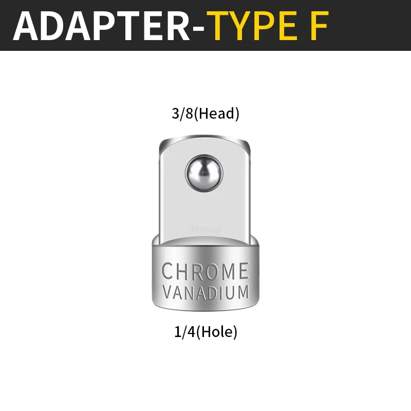 Onnfang Sockel Adapter Ratschen schlüssel Antriebs kopf 1/4 bis 1/2 bis 3/8 Chrom Vanadium Stahl Auto Fahrrad Garage Reparatur werkzeug – Detail 11