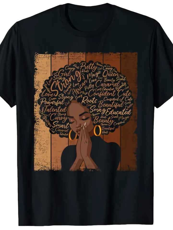 Melanin Afro Queen Women's T-Shirt Comfortable and Soft