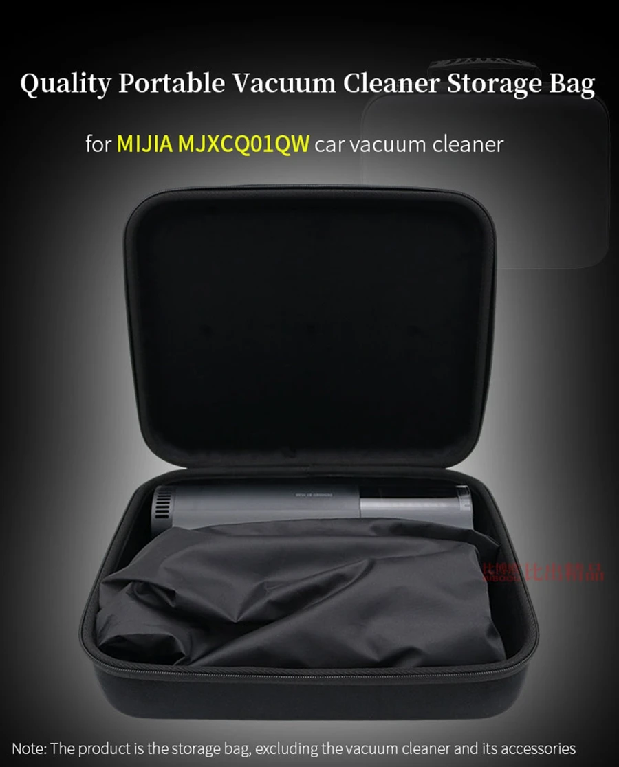 Hard EVA Storage Bag for XIAOMI MIJIA MJXCQ01QW Car Vacuum Cleaner Box Portable Vacuum Sweeper Travel Carrying Case