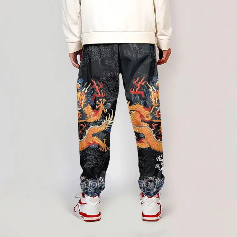 Anime Chinese Dragon Cosplay Pants Men 3D Printing Sweatpants Women Men Jogging Pants 2024 Chinese New Year Dragon Year 3