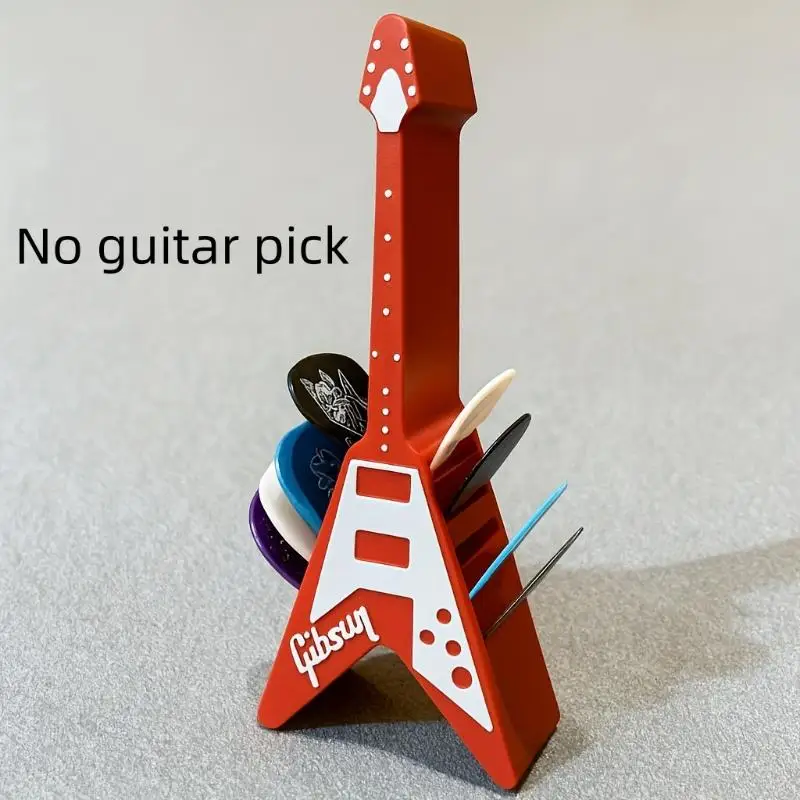 3D Printed Guitar Picks Holder Box Portable Organizer Display Case Compact Guitar Pick Storage Musicians Home Studio Travel