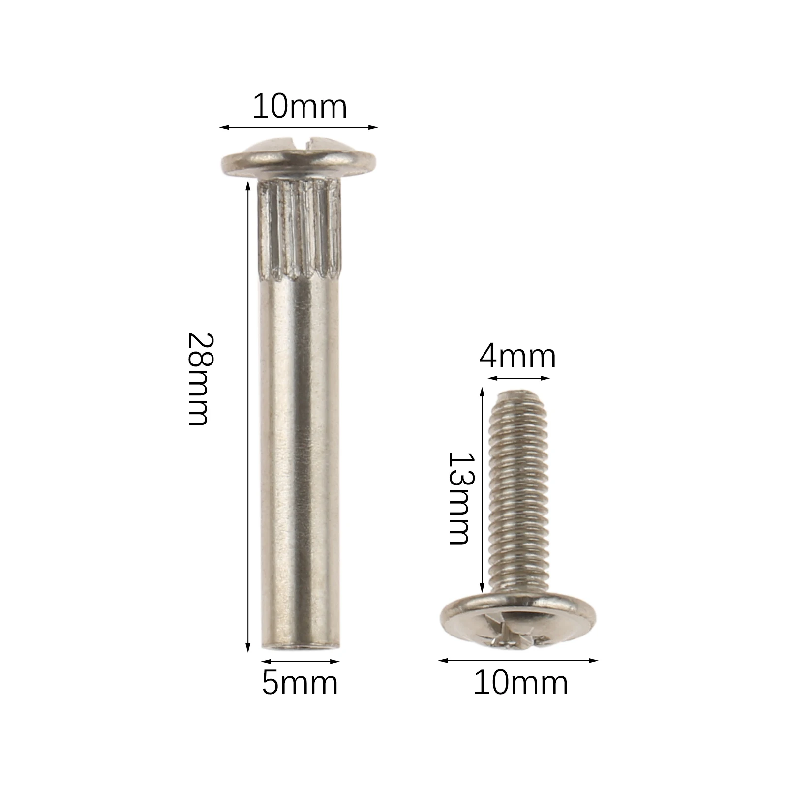 M4 Cupboard Joining Bolts Screws 50 Sets M4 Furniture Connecting