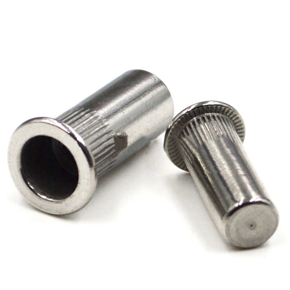 5pcs M5 M6 M8 M10 M12 Blind Rivet Nut 304 stainless steel Flat Countersunk Head Rivnut Sealed Rivet Nut Insert Rivnut Nutsert