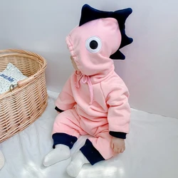 Newborn Siamese Clothes Baby Girl Cute Dinosaur Crawl Romper Spring and Autumn Jumpsuit Toddler Baby Romper 2022 clothing outfit