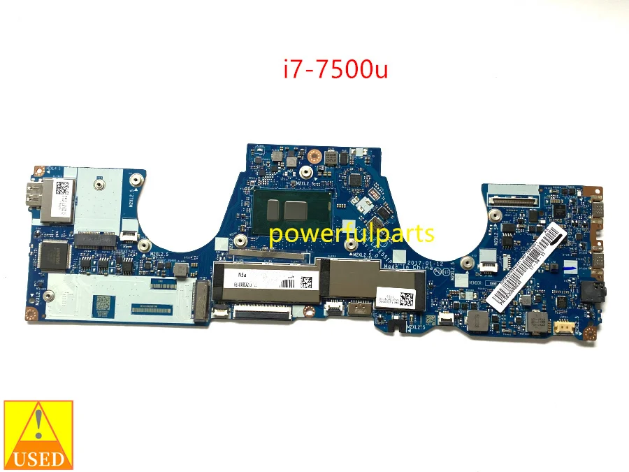 

For Lenovo Yoga 720-13IBK Laptop Motherboard 13.3" SR341 I7-7500U CPU CIZY3 LA-E551P mainboard 5B20N68033 Used Working Good