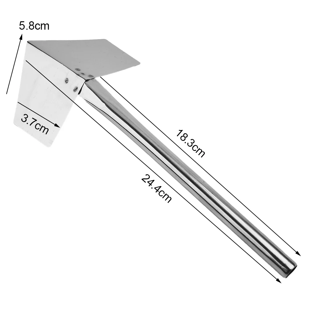 Outdoor Corner Trowel bricklaying trowel drywall spatula Stainless Steel Garden Metal Handle 90 Degree Drywall Hand Tool 1pc