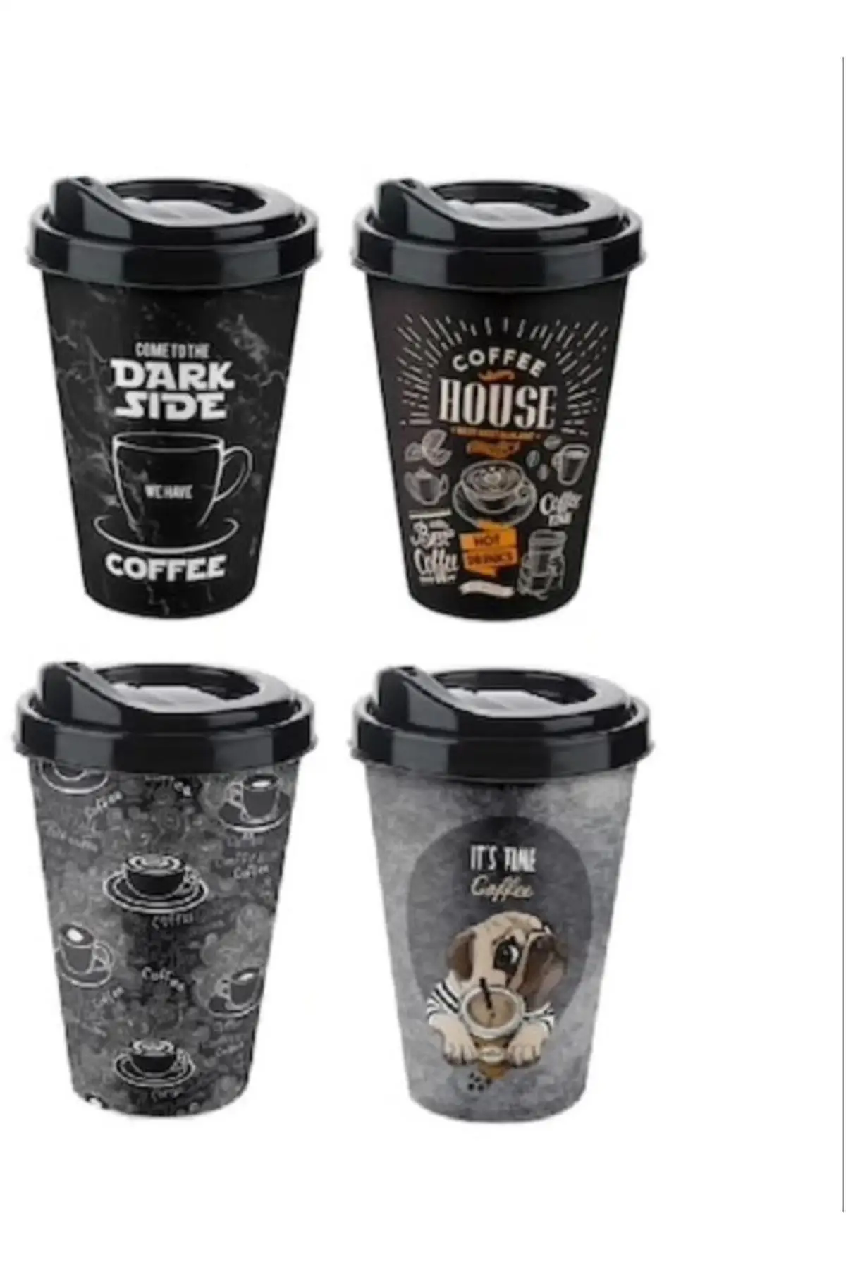 Coffee Cup With Cover-Patterned | Компьютеры и офис