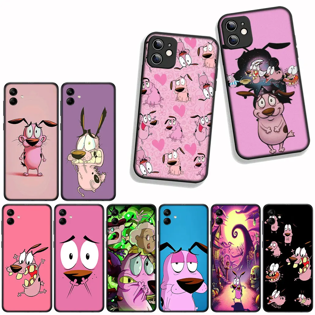 Anime Courageous Dog Protective Phone Case