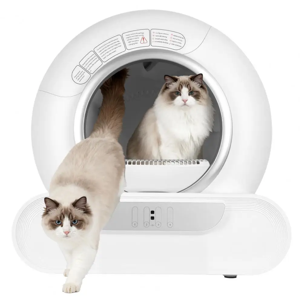 Automatic Self-cleaning Cat Litter Box With Smart Wifi App Control_voghion.com