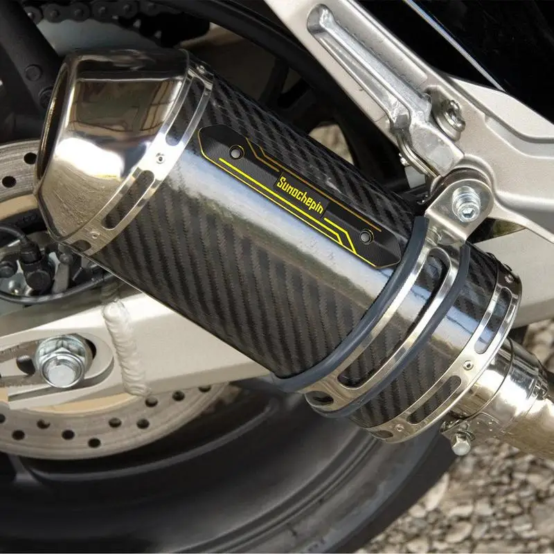 Scudo Termico Di Scarico Copertura Scudo Termico Per Moto Look Personalizzabile Comfort Migliorato Protezioni Di Guida Sicure Scudo Termico Per Moto, 