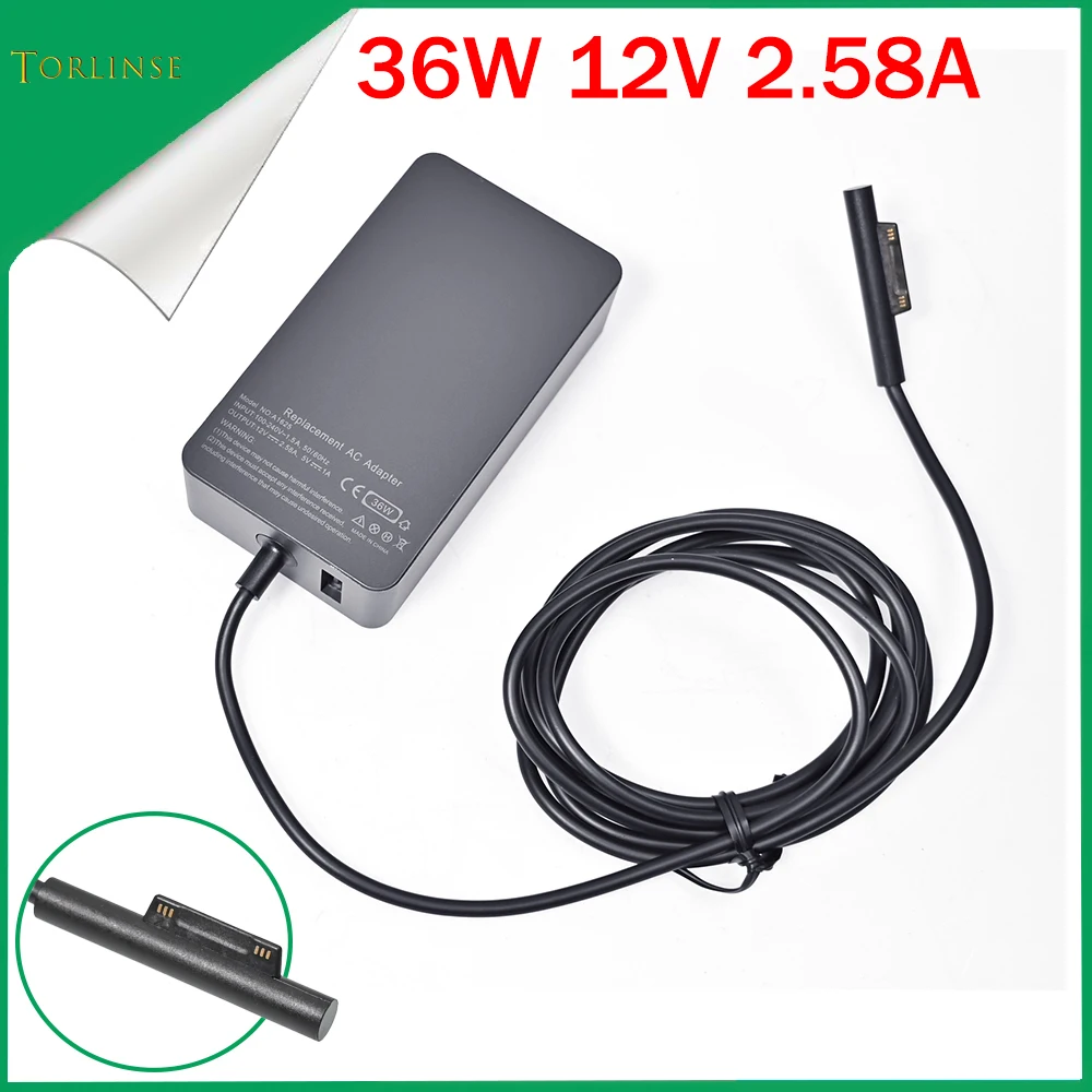 Power Adapter Laptop Charger 12V 2.58A 36W Power Adapter For Microsoft Surface Pro3 Pro4 1625 1724 1631 Charger 5V 1A