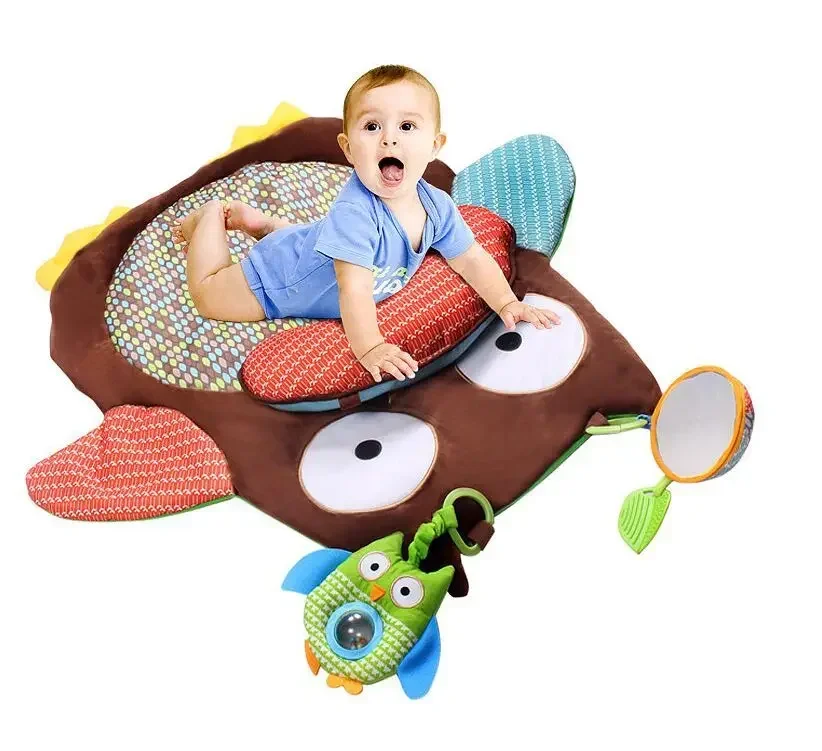 [funny]-76cm-76cm-baby-soft-plush-play-mat-crawling-activity-game-mat-playing-cushion-mat-pillow-pad-padded-bolster-teether-gift