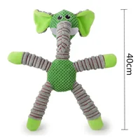 Indestructible Large Dog Sound Squeaky Toys Animals Shape Pet Soft Plush Chew Molar Training Toy Puppy Bite Teeth Dental Toys 2