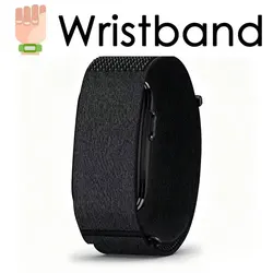 Deluxe Nylon Bicep Strap for Sport Fitness Trackers (W - Black)