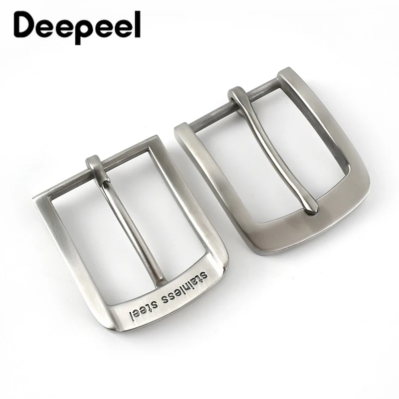 1Set 40mm Uomo Fibbie per cinture Acciaio inossidabile 316 Fibbia ad ardiglione in metallo per cinture 38-39mm Abbigliamento fai da te Accessori per la decorazione dell'indumento  200000297