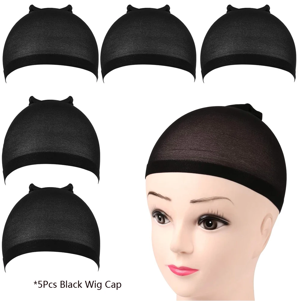 Adjustable Wig Caps For DIY Wig S/L/XL Base Cap Black Weaving Wig